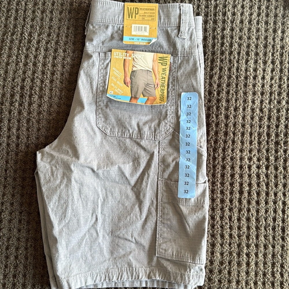 Weatherproof Men’s Shorts 32 Waist NWT